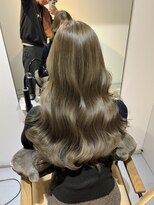 ロエ 恵比寿 代官山(ROE) オリーブベージュ　レイヤーカット　前髪　ブリーチなし　艶髪