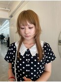 顔まわりレイヤー　レイヤーカット　ハッシュカット