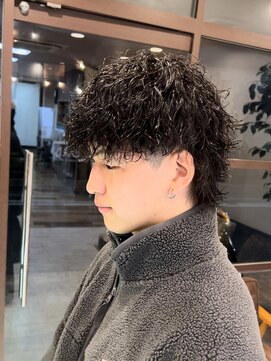 イエローコーン 金沢文庫店(YELLOW CORN) 波巻きスパイラルパーマ/メンズウルフカット/メンズウルフパーマ