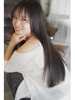 ノールート(No√)&nbsp;髪質改善さらツヤロングヘア/大人シースルーバング/大須/矢場町