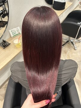 シェノン フェム 名古屋 名駅店(CHAINON×FeM#) レッドカラー/名古屋/髪質改善/レイヤーカット