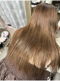 きらめきロング×ブリーチ対応縮毛矯正　藤沢/髪質改善/縮毛矯正