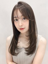 アグノス 青山(Agnos)&nbsp;シースルーバング小顔カットくせ毛風カールデジタルパーマ