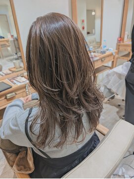 ルシードスタイル リム(LUCIDO STYLE Rim) ロングウルフレイヤー×透明感カラー
