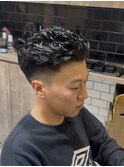 men's/メンズ/リバースセンターパート/サーフカール/神保町/眉毛
