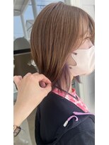 プロスプロカ(Pros-Proca)&nbsp;バイトレットインナーカラーの外ハネボブ