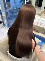 シーナ バイ マグ(siina. by Mag)&nbsp;ヘーゼルベージュブリーチなしダブルカラー髪質改善艶髪透明感