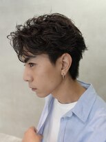 バイフィフス 原宿/表参道(by fifth) シャドウパーマルーズパーマセンターパートツーブロック刈り上げ