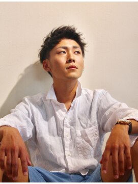 メンズヘアースパイス ユメサキ(Men's Hair SPICE -yumesaki-) サマーヌードアップバング