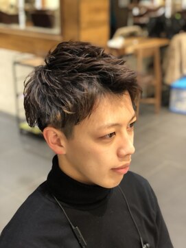 ミンクス 銀座店(MINX) 【MINX根岸】清潔感!刈り上げアップバング