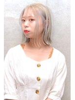 パッチ ヘアー(PATCH HAIR)&nbsp;ホワイトブロンドボブ