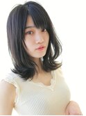《Agu hair》ダークトーンで大人ミディ
