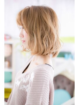 ヘアアンドビューティー ミック(Hair & Beauty miq) とろみカール☆ハイトーンロブb