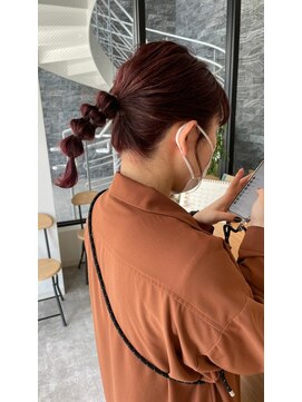 シェノン サントル(CHAINON CENTRE) ショコラベージュ/ボブルフ/カール/ベビーバング【梅田/茶屋町】