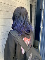 ヘアー サロン フルール(hair salon Fleur) ブルーバイオレット
