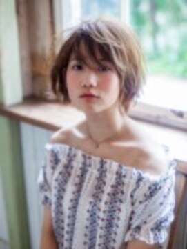 フラミューム たまプラーザ(flammeum) エアリーボブ×アッシュブラウン【フラミュームたまプラーザ】