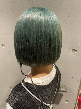 ゲーム 吉祥寺店(GAME) ダブルカラーグリーンベージュケアブリーチハイトーン髪質改善