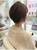 丸くすっきりショートボブ