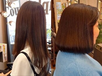 ルクプル(Le Couple)の写真/【湘南台駅徒歩1分】こだわりの商材&技術で今まで悩んでいた髪質を改善！周りからも褒められる美髪に♪
