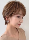 ナチュラル大人ショートボブ