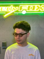 グリーディーフォックス 三軒茶屋(GreedyFOX)&nbsp;波巻き/マッシュパーマ/ウルフ/ハイライト<理容室>三軒茶屋