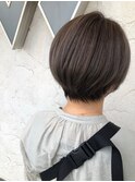 丸みショート/アッシュブラウン