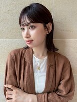 ボブ/ロブ/切りっぱなし/前髪/顔周りカット/銀座一丁目