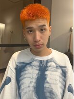 ヴヴ(Bub)&nbsp;orange color/メンズショート　ツーブロック