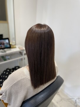 シャルマン 六町(CHARMANT) 髪質改善ぷつっとロブ×オリーブ