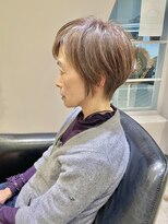 シェル 国分寺(shell)&nbsp;グレージュカラー/ボブウルフ/黒髪/ココアベージュ