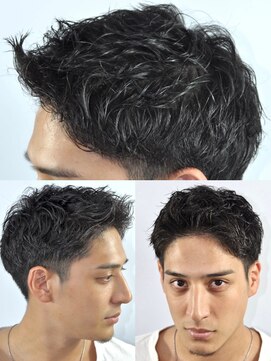 ヒロギンザ 大阪本店(HIRO GINZA) ソフトモヒカン×アイロンパーマ×ツーブロック