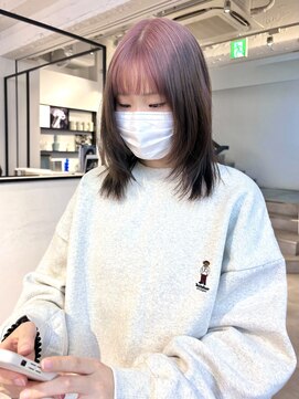 ゼスト パーク(ZEST PARK) デザインカラー ルーツカラー ウルフカット 吉祥寺 学割U24 宮坂