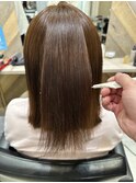 髪質改善サラサラプレミアム大人ガーリー韓国ミディアムAライン