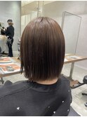 切りっぱなしボブ
