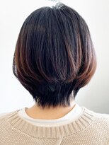 レポヘアー(Repos hair)&nbsp;20代30代40代ナチュラルハイライト立体感ショートボブレイヤー