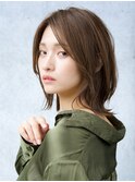 前髪なし大人小顔外はねボブ 30代40代50代【AIN.表参道】川原