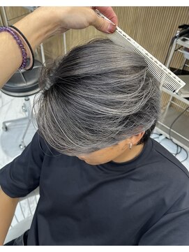 ディーン 栄店(DEAN) DEAN/アッシュグレー/バレイヤージュ/センターパート