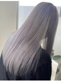ケアブリーチ×ハイトーン×ラベンダーアッシュ(渋谷)