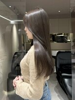 メゾンマイル 恵比寿(maison mile) グレージュカラー/髪質改善/暗髪/レイヤーカット[恵比寿駅]