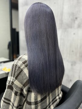 スターズ 川越店(STARS) ネイビーラベンダー 髪質改善トリートメント ストレート 艶髪