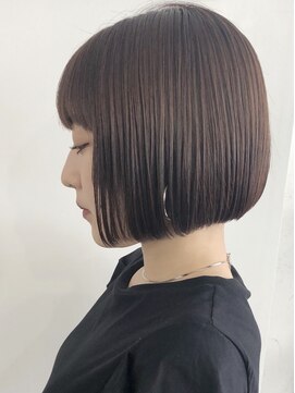 ジュイール(jouir) タッセルボブショート丸みショート黒髪ショートベリーショート