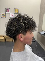 ステレオ 知立店(STEREO)&nbsp;メッシュ×波巻きパーマ　2月