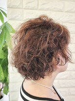 松本平太郎美容室 国立店&nbsp;ショートウェーブ×クリープパーマ×イノアカラー×ハイライト