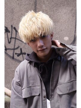 リップス 仙台annex(LIPPS) 【ほつれ束感】ハイトーンマッシュ