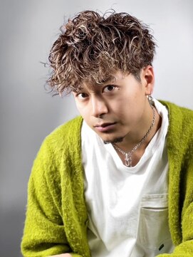 ヒロギンザ 新橋銀座口店(HIRO GINZA) ツーブロックパーマスタイル