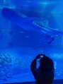 サニー美容室 家族と一緒に水族館へ♪毎日子育ても楽しく頑張っております!