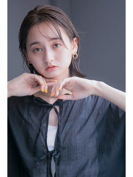 アンルポン 梅田(un le pont) 【un le pont西梅田】大人かわいい♪外ハネウェットベビーバング