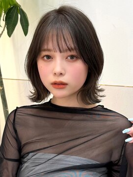 シー バイ ロンド 新宿(Sea by Lond) 【大重】似合わせカット×大人ガーリー[ダークアッシュ/韓国]