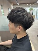 マッシュニュアンスパーマ