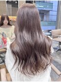 ヘーゼルベージュヘーゼルグレージュミルクティーベージュ暗め